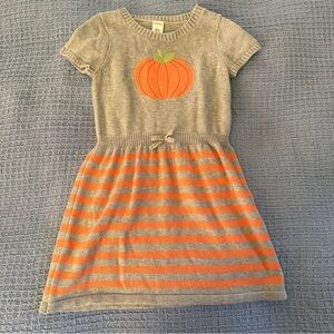 Gymboree pumpkin sweater dress vguc 8y